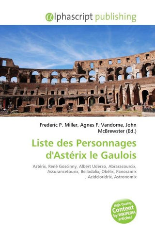 Liste des Personnages d'Astérix le Gaulois