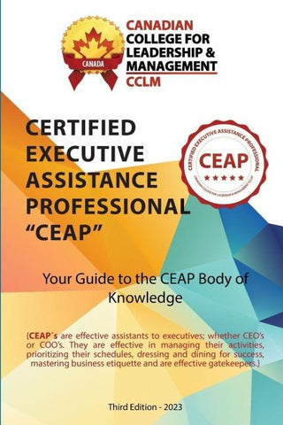 Certified Executive Assistance Professional CEAP Body of Knowledge