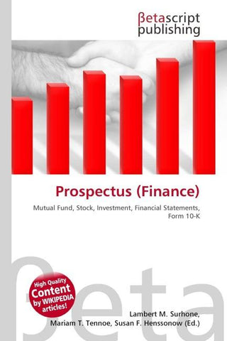 Prospectus (Finance)