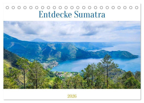 Entdecke Sumatra (Tischkalender 2026 DIN A5 quer), CALVENDO Monatskalender