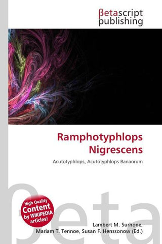 Ramphotyphlops Nigrescens