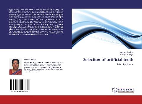 Selection of artificial teeth