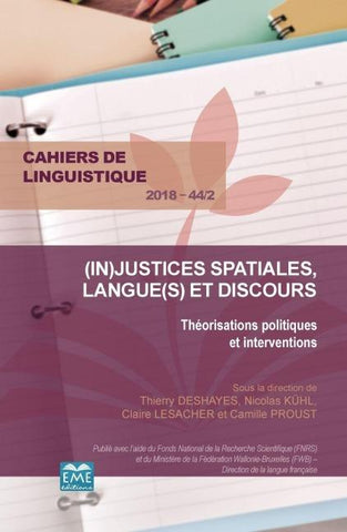 (In)justices spatiales, langue(s) et discours