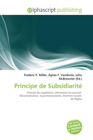 Principe de Subsidiarité