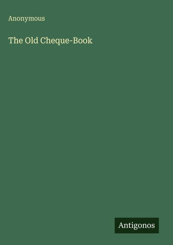 The Old Cheque-Book