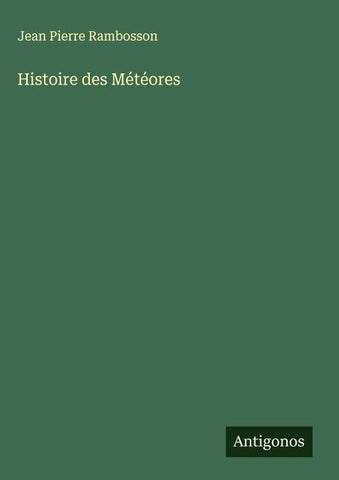 Histoire des Météores