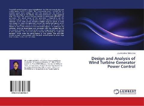 Design and Analysis of Wind Turbine Generator Power Control