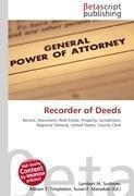 Recorder of Deeds