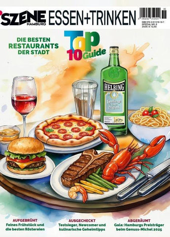 SZENE HAMBURG ESSEN + TRINKEN TOP TEN 2025/2026