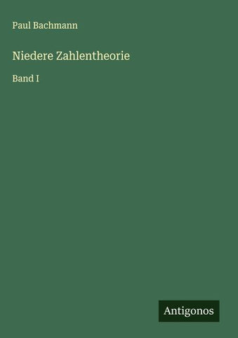 Niedere Zahlentheorie