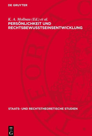 Persönlichkeit und Rechtsbewußtseinsentwicklung