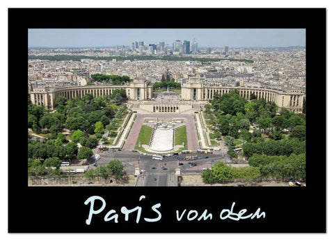 Paris von oben (Wandkalender 2026 DIN A2 quer), CALVENDO Monatskalender