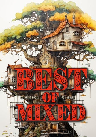 Best of Mix Malbuch für Erwachsene