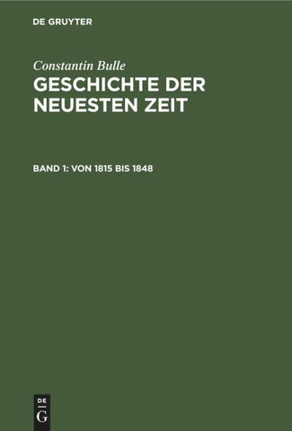 Von 1815 bis 1848
