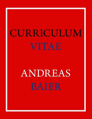 Curriculum Vitae – Andreas Baier