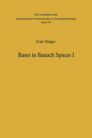 Bases in Banach Spaces I