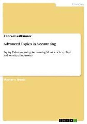 Advanced Topics in Accounting