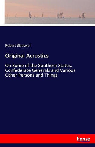 Original Acrostics
