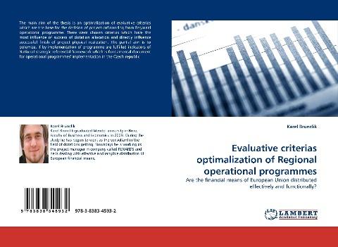 Evaluative criterias optimalization of Regional operational programmes