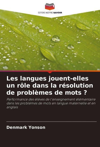 Les langues jouent-elles un rôle dans la résolution de problèmes de mots ?