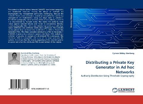 Distributing a Private Key Generator in Ad hoc Networks
