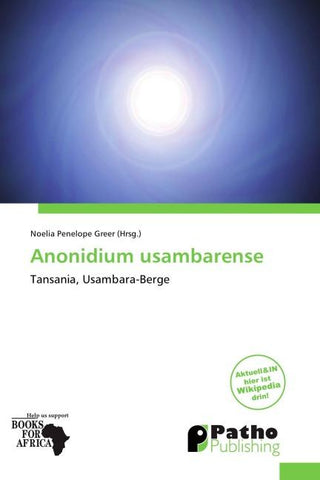 Anonidium usambarense