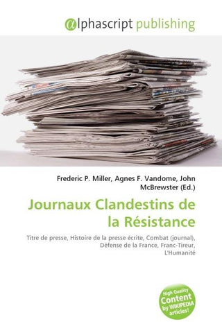 Journaux Clandestins de la Résistance