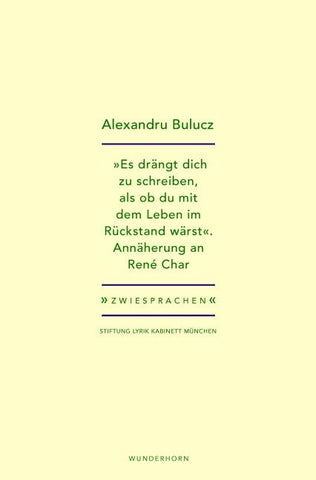 „Es drängt dich zu schreiben, als ob du mit dem Leben im Rückstand wärst“