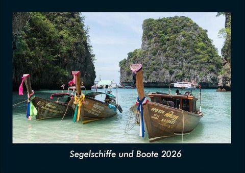 Segelschiffe und Boote 2026 Fotokalender DIN A4