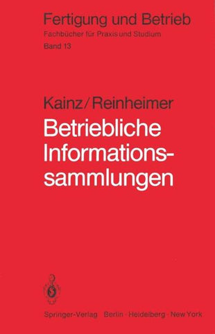 Betriebliche Informationssammlungen