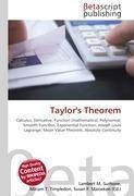 Taylor's Theorem