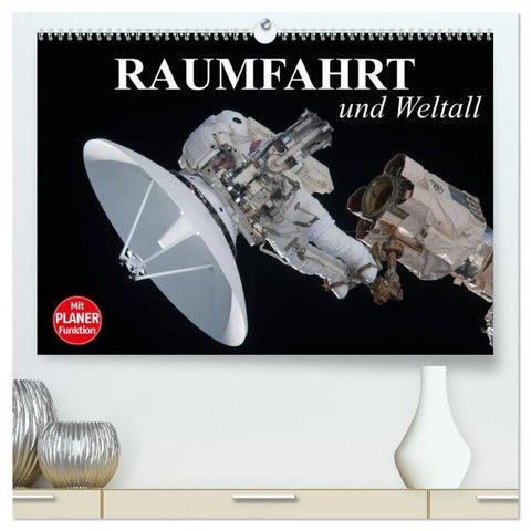 Raumfahrt und Weltall (hochwertiger Premium Wandkalender 2026 DIN A2 quer), Kunstdruck in Hochglanz
