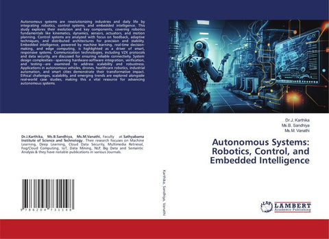 Autonomous Systems: Robotics, Control, and Embedded Intelligence