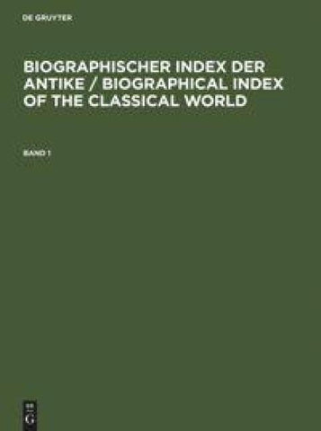Biographischer Index der Antike