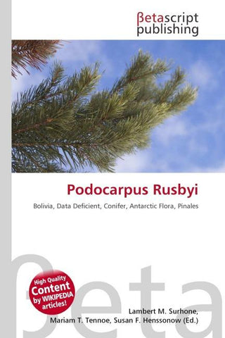 Podocarpus Rusbyi