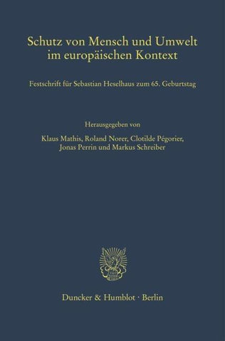 Schutz von Mensch und Umwelt im europäischen Kontext