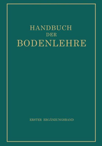 Handbuch der Bodenlehre