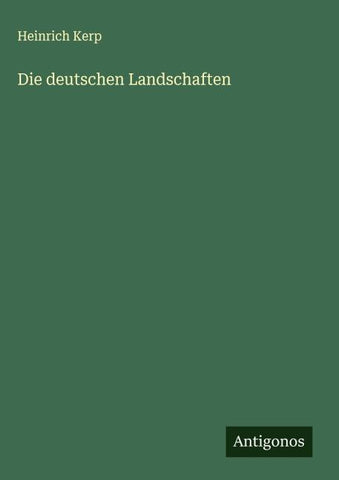 Die deutschen Landschaften
