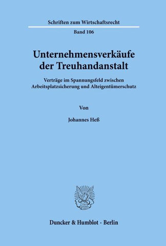 Unternehmensverkäufe der Treuhandanstalt.