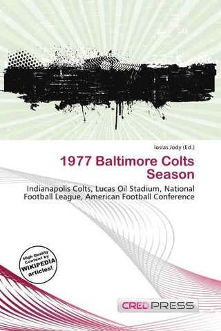 1977 Baltimore Colts Season