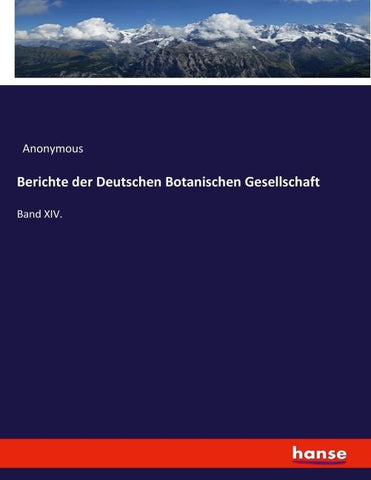 Berichte der Deutschen Botanischen Gesellschaft
