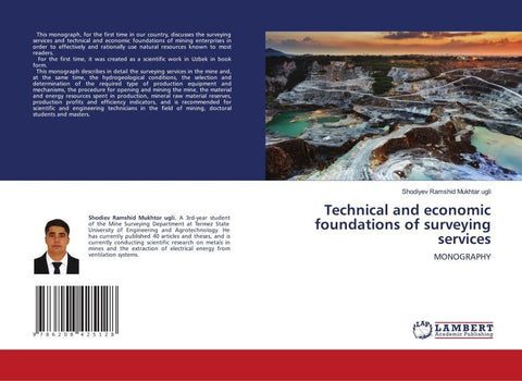 Technical and economic foundations of surveying services