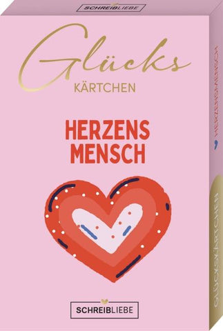 Glückskärtchen-Herzensmensch