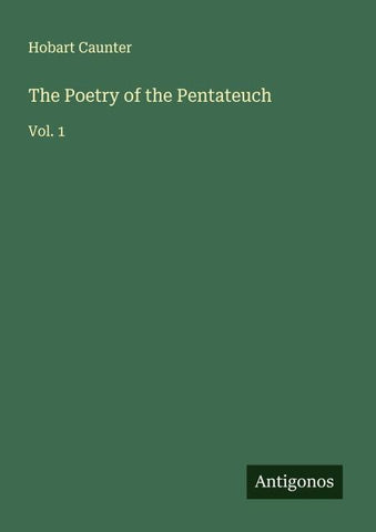 The Poetry of the Pentateuch