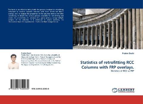 Statistics of retrofitting RCC Columns with FRP overlays.