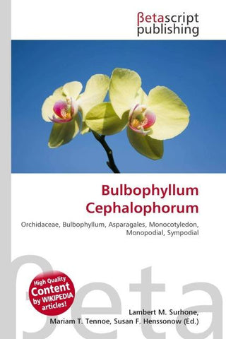 Bulbophyllum Cephalophorum