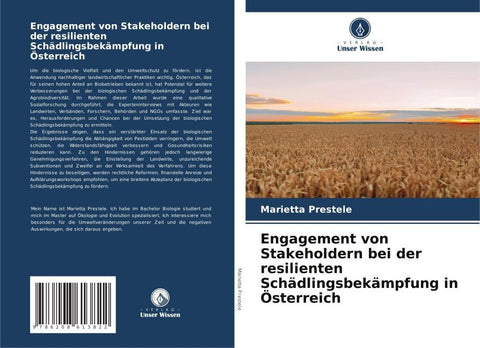 Engagement von Stakeholdern bei der resilienten Schädlingsbekämpfung in Österreich