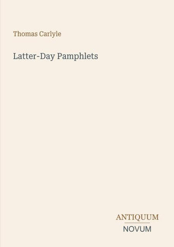 Latter-Day Pamphlets