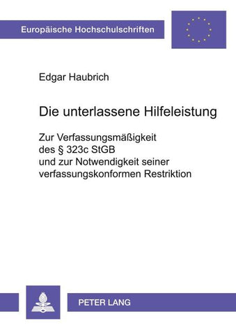 Die unterlassene Hilfeleistung