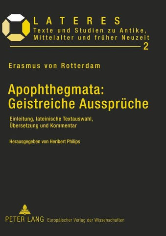 Apophthegmata: Geistreiche Aussprüche